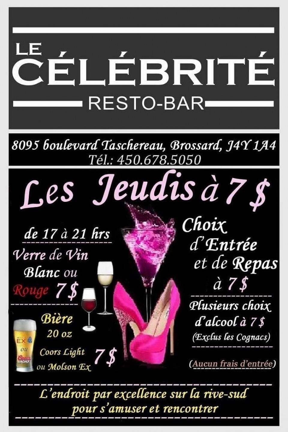 INFOS : 450 678 5050